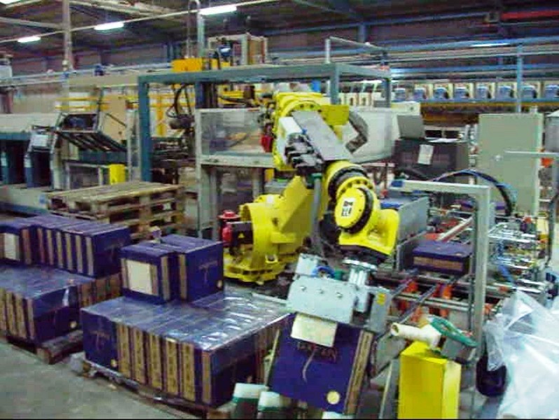 Robotica Industrial - Paletizado cajas gres